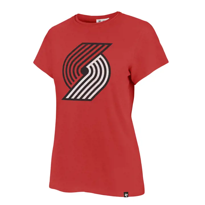 T-shirt Femme Portland Trail Blazers NBA Logo Frankie 21 ROUGE