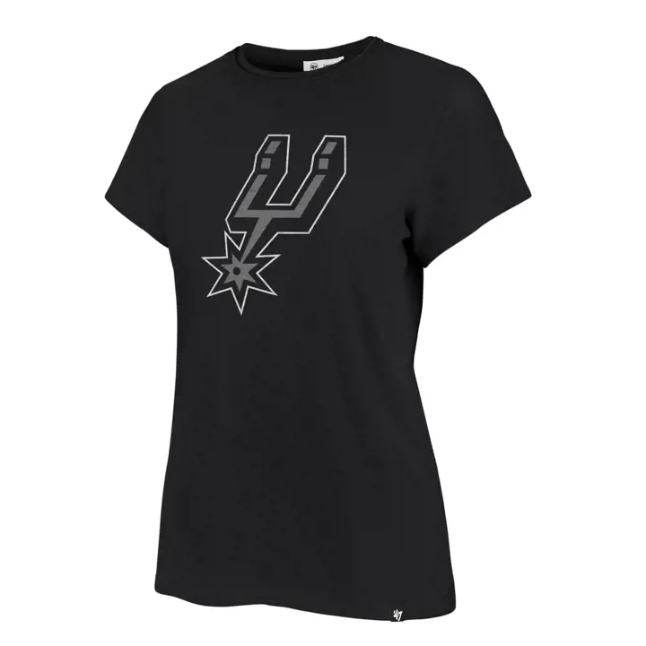 T-shirt Frankie femme à logo NBA des San Antonio Spurs 21 NOIR