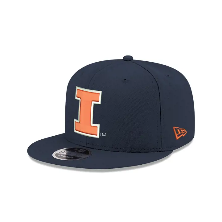 Illinois Fighting Illini NCAA 950OF Snap BLEU MARINE