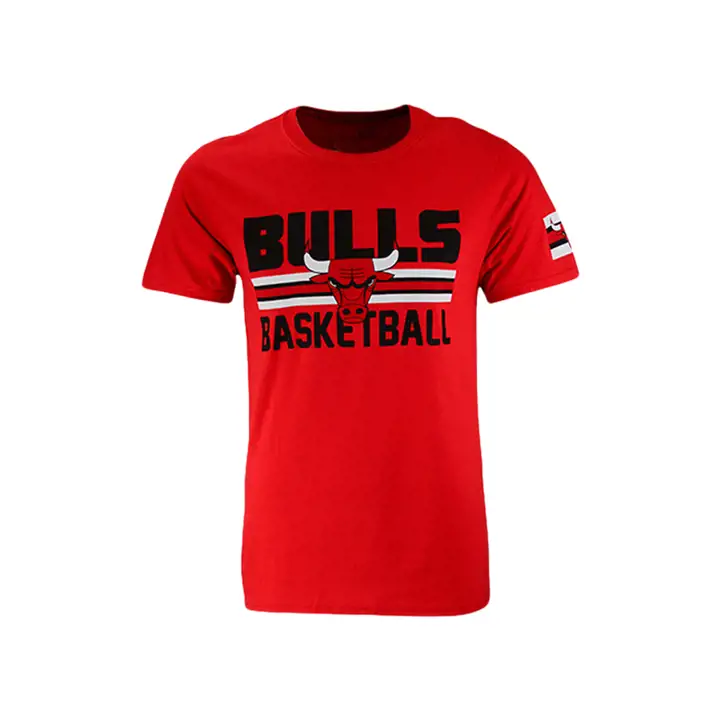 T-shirt Super Rival mi-terrain NBA Chicago Bulls Rouge