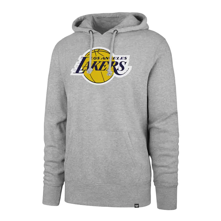 Los Angeles Lakers NBA Headline Imprint Hoodie Gris