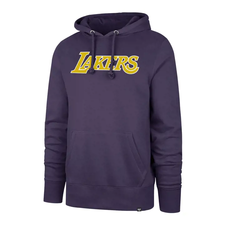 Sweat à capuche Los Angeles Lakers NBA, imprimé sur la poitrine
