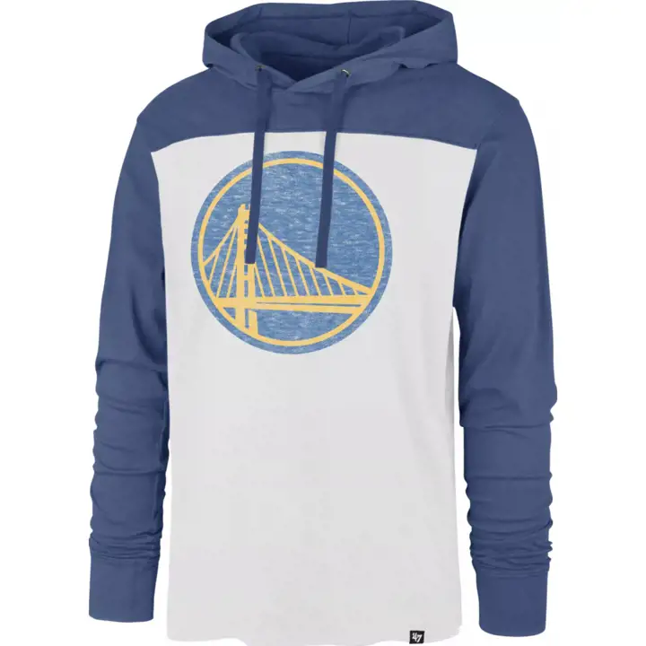 T-shirt à capuche NBA Golden State Warriors Wooster bleu/blanc