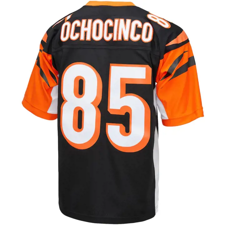Maillot Rétro NFL M&N des BENGALS Chad Ochocinco noir