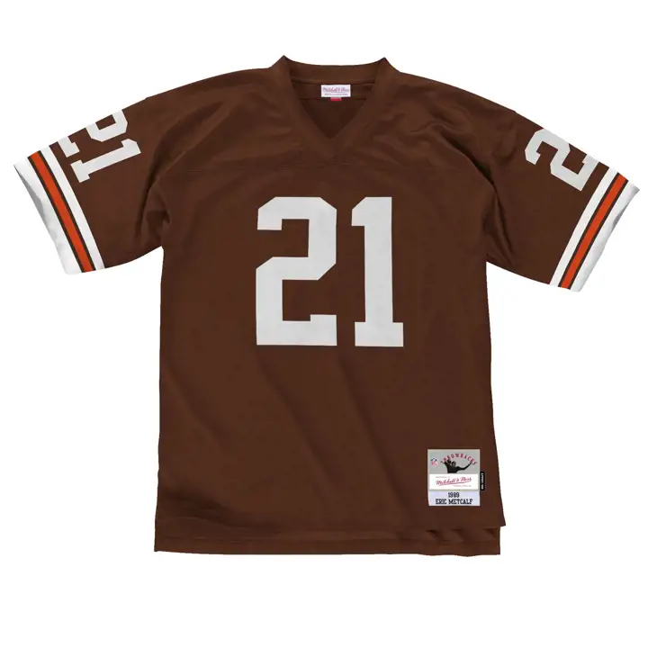 Maillot BROWNS NFL M&N Replica Throwback Eric Metcalf marron