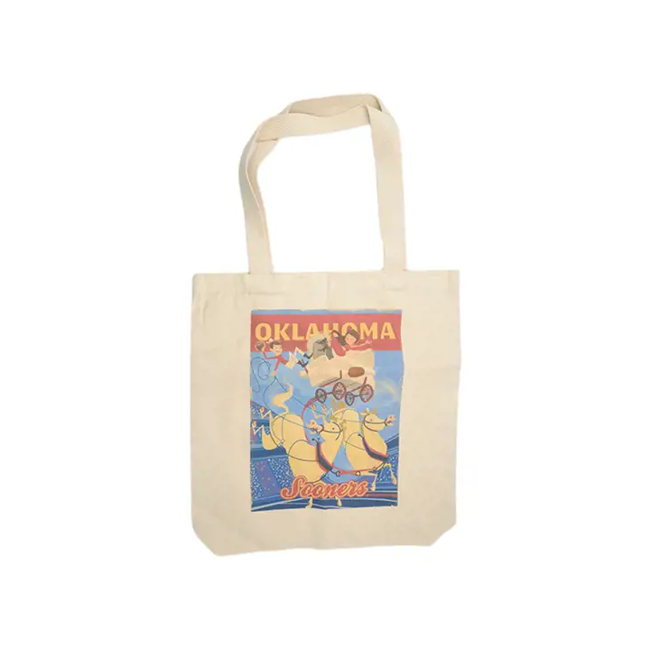 Sac fourre-tout en toile Oklahoma Sooners Art