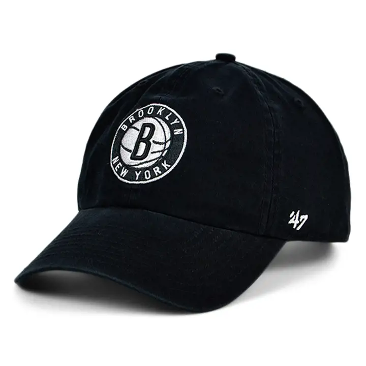 BROOKLYN NETS NBA Casquette '47 Clean Up Logo blk