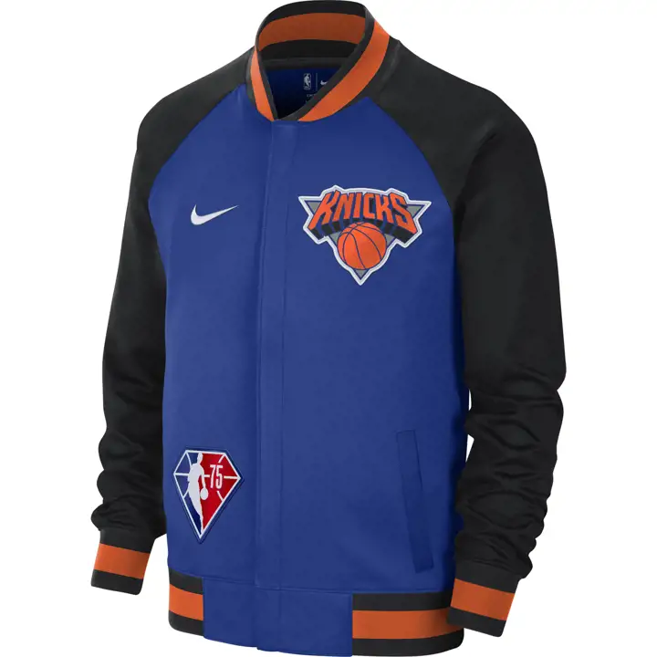 Veste d'échauffement New York Knicks NBA MixTape BLEU