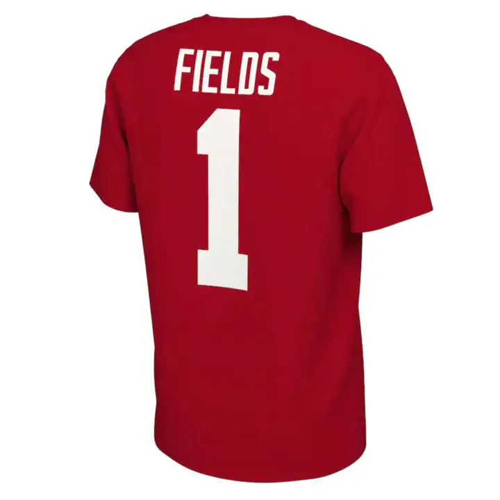 T-shirt Réplique N&N NCAA Ohio State Buckeyes Justin Fields R