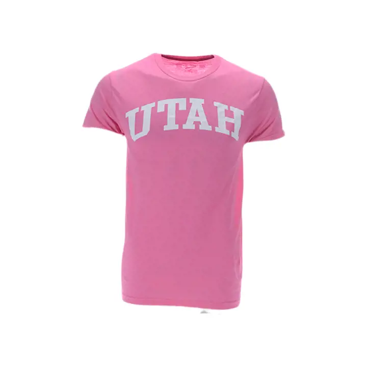 T-shirt en arc de cercle NCAA 2F Utah Utes rose