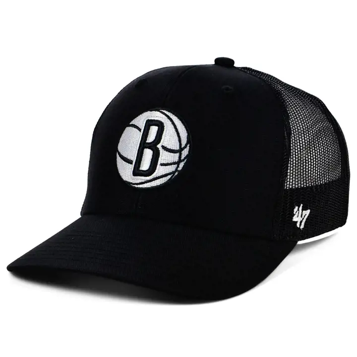 Casquette trucker NBA Brooklyn Nets noire '47