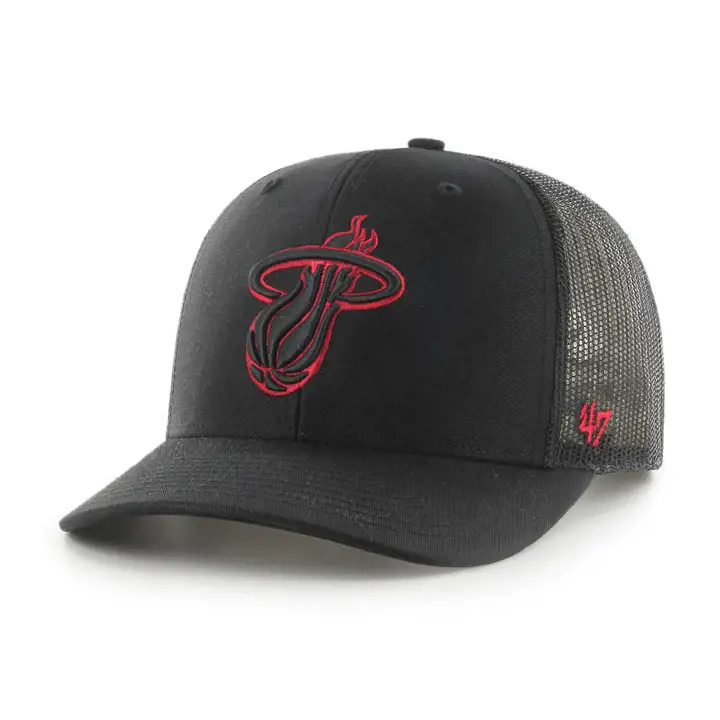 Miami Heat NBA Black '47 Trucker noir