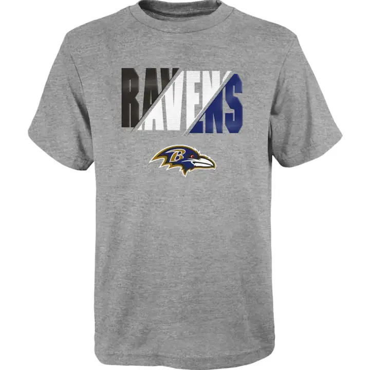 T-shirt enfant NFL Baltimore Ravens Mean Streak 21 gry