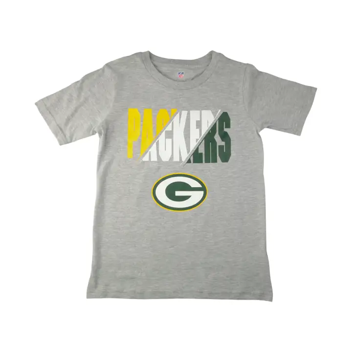 T-shirt NFL Green Bay Packers Youth Mean Streak 21 gry