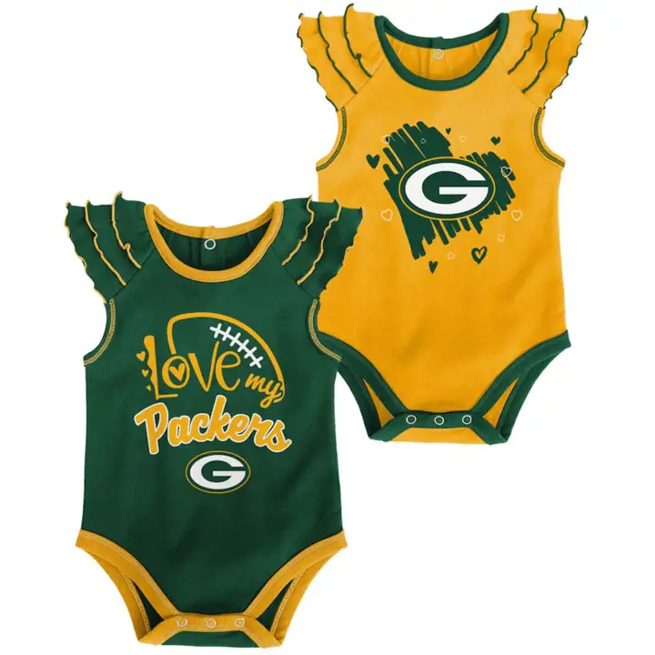 Ensemble cache-couche 2 pièces NFL Green Bay Packers pour nouveau-né All Love 21 g