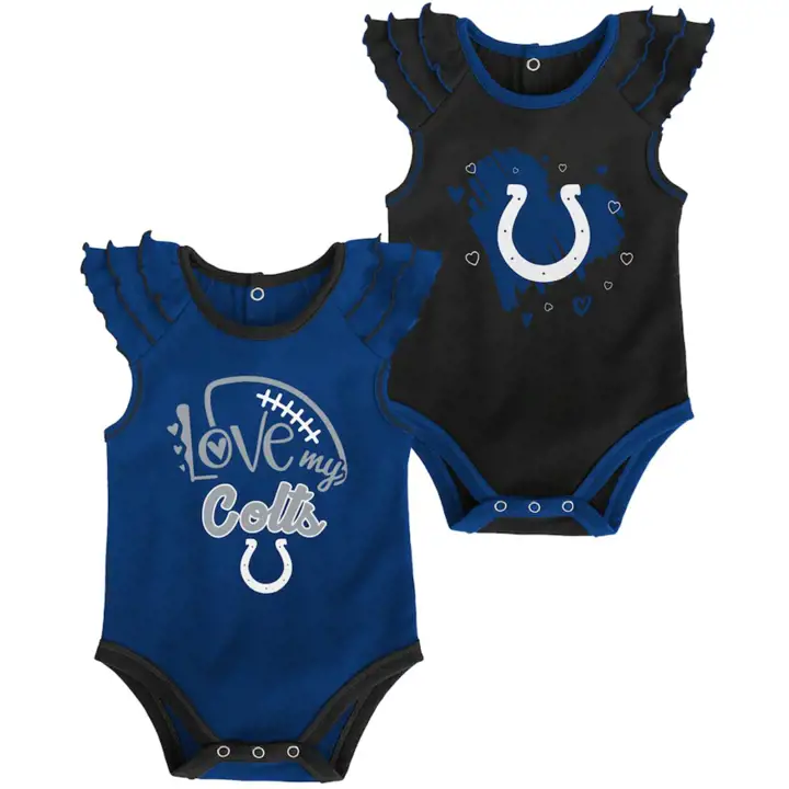 Ensemble grenouillère 2 pièces Indianapolis Colts NFL Newborn All Love 21 B