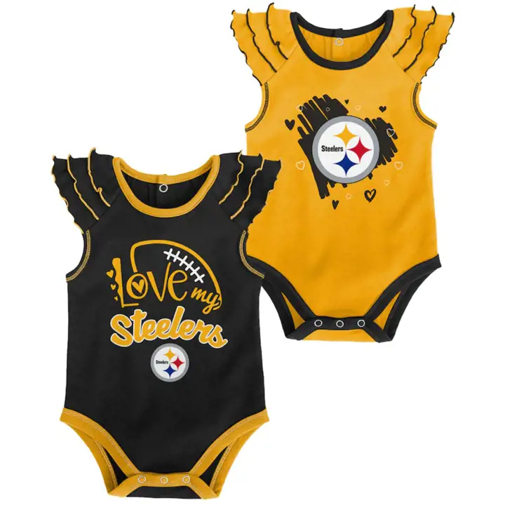 Ensemble 2 pièces Pittsburgh Steelers NFL Nouveau-né All Love 21