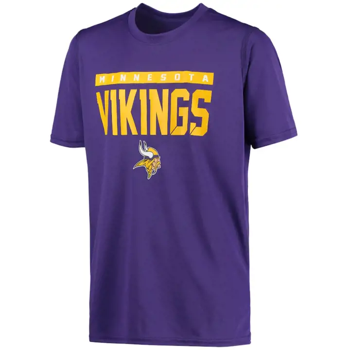 T-shirt de camp d'entraînement Minnesota Vikings NFL pour jeune 21 violet