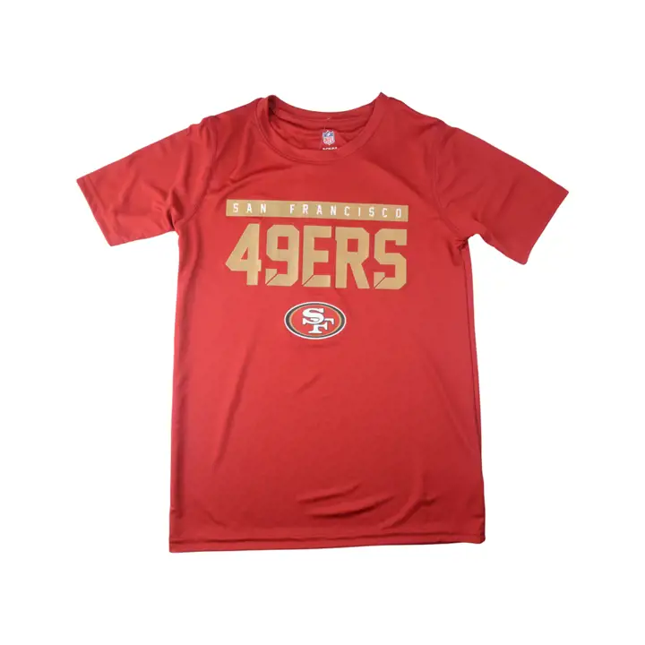 T-shirt d'entraînement jeune NFL San Francisco 49ers 21 rouge