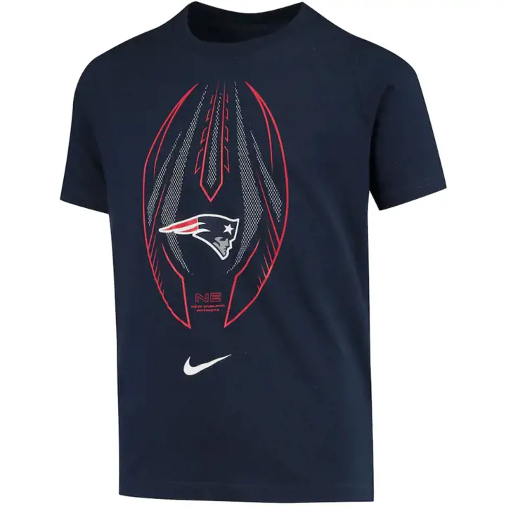 T-shirt icône jeune NFL New England Patriots 21 bleu marine