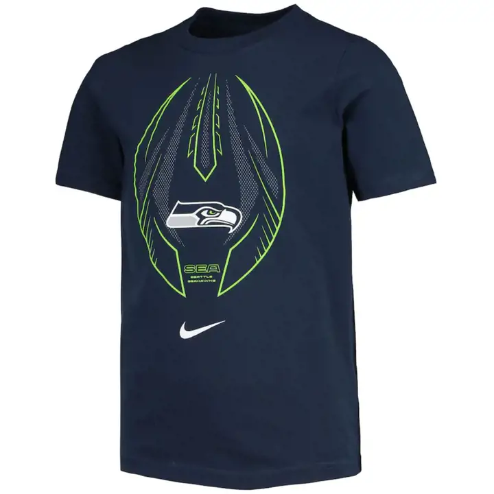 T-shirt icône NFL enfant Seattle Seahawks 21 marine