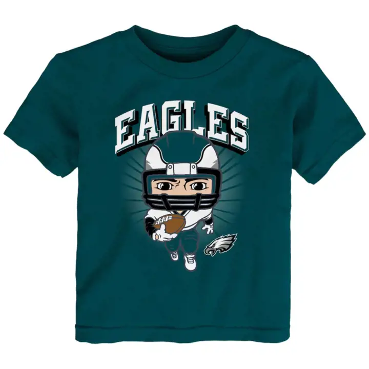 T-shirt joueur gomme pour tout-petit NFL Eagles de Philadelphie 21 vert