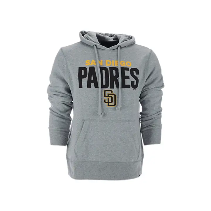 San Diego Padres MLB Sweat à Capuche Headline gris