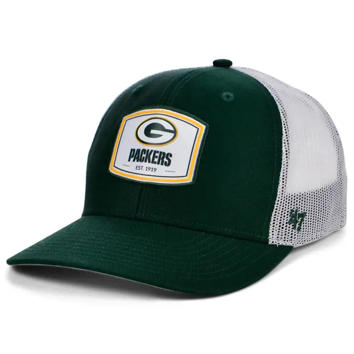 Casquette trucker NFL Impact '47 Green Bay Packers vert foncé/blanc
