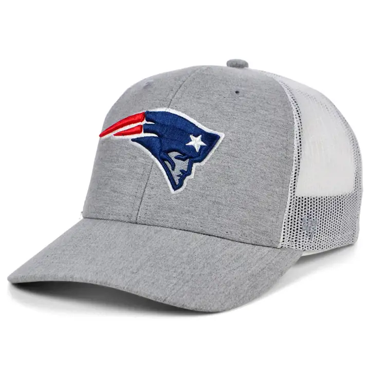 Casquette filet NFL New England Patriots Transit '47 H-Gray/wht