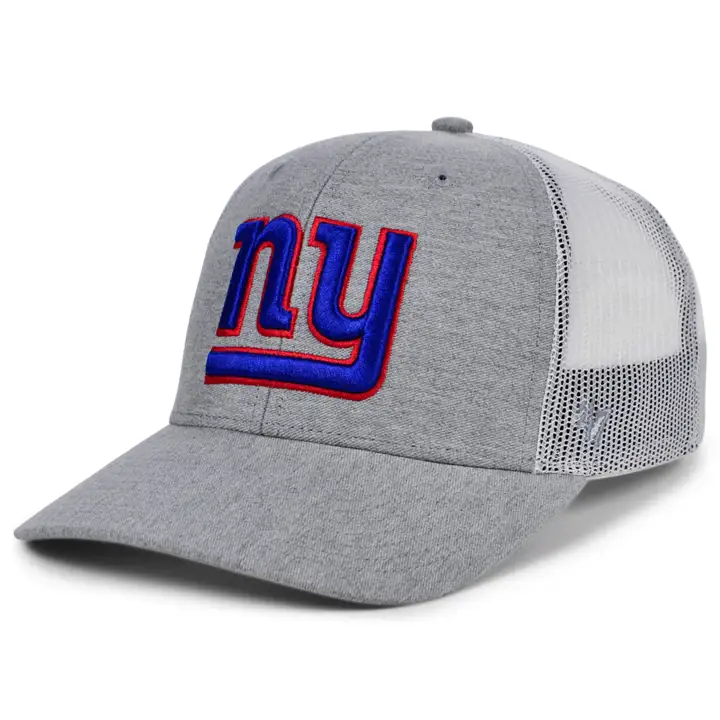 New York Giants NFL Transit '47 Casquette Trucker Gris chiné/blanc