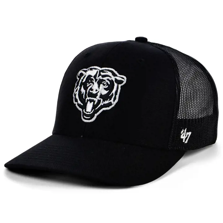 Casquette trucker '47 Chicago Bears NFL noir/blanc blk