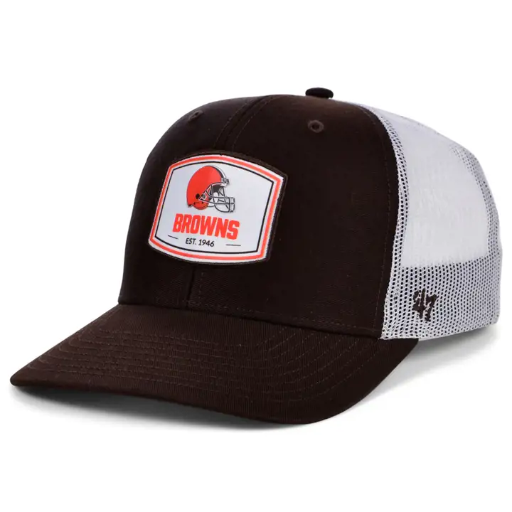 Casquette trucker NFL Impact '47 Cleveland Browns marron/blanc