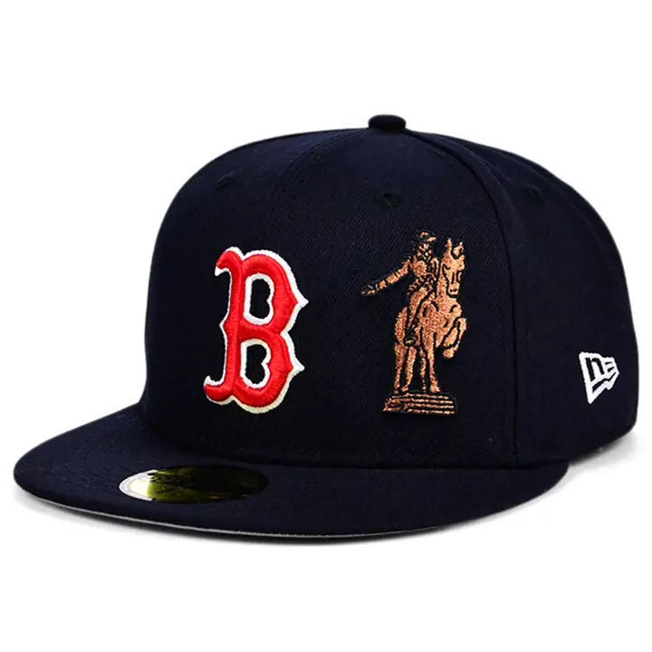 CASQUETTE 59FIFTY MLB CITY DESCRIBE BOSTON RED SOX MARINE