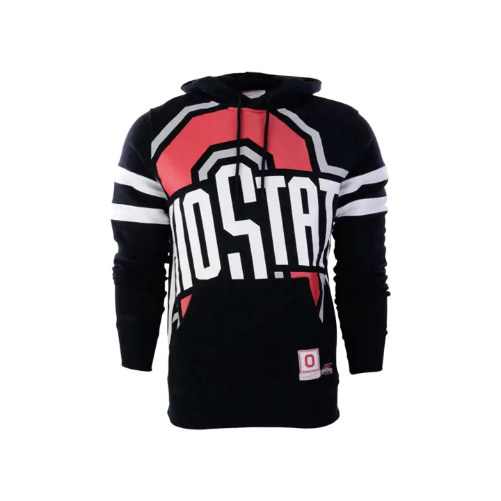 Ohio State Buckeyes NCAA Sweatshirt à Capuche Grande Tête noir