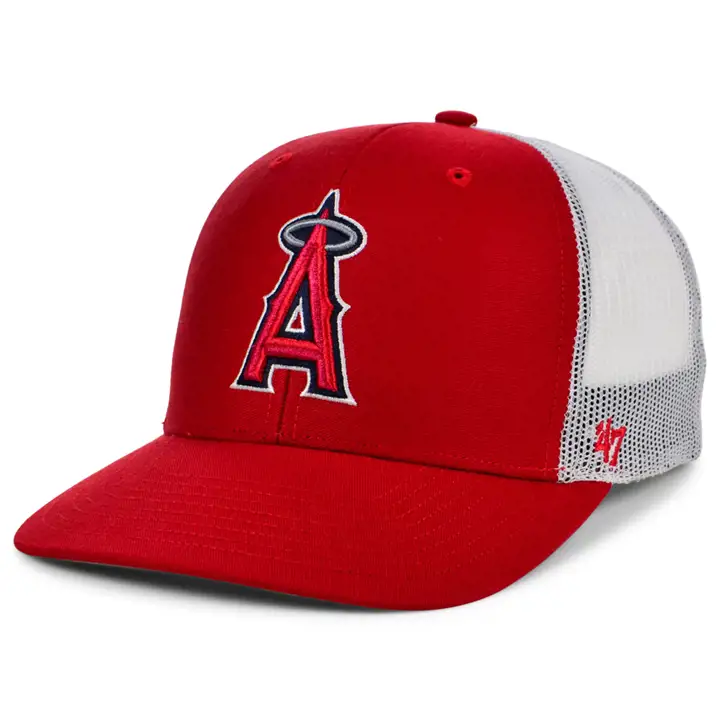 Casquette trucker '47 Anaheim Angels MLB rouge