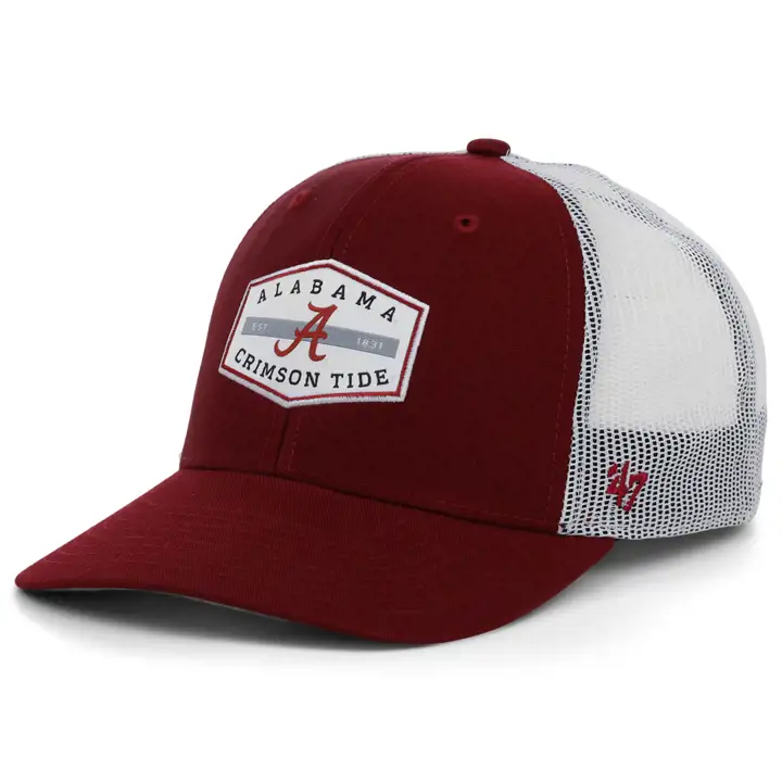 Casquette de camionneur Alabama Crimson Tide NCAA crim/blanc