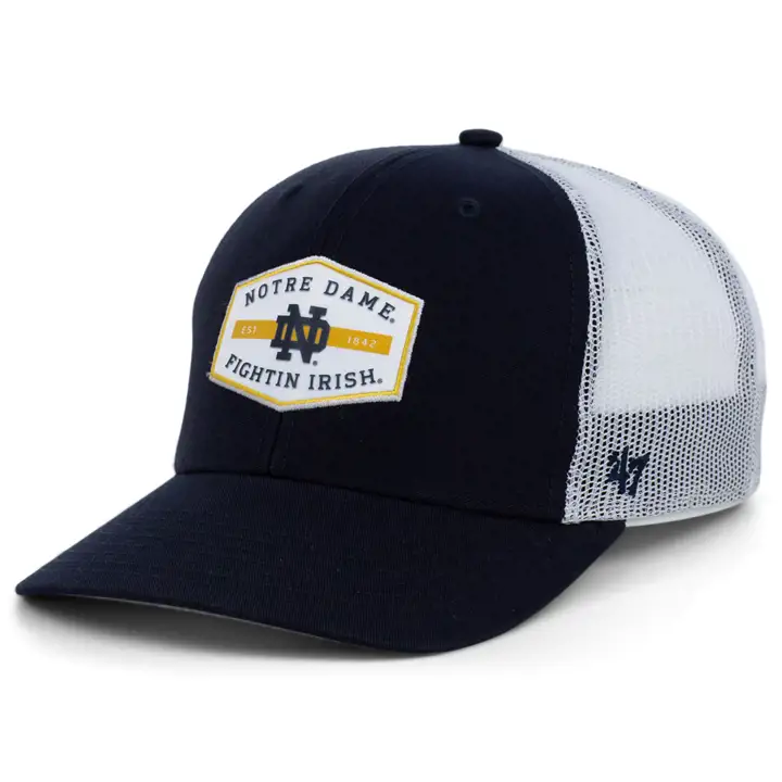 Notre Dame Fighting Irish NCAA Convoy Trucker marine/blanc