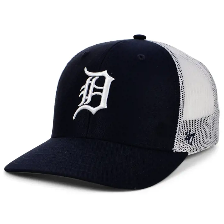 Detroit Tigers MLB Casquette Trucker « 47 » bleu marine