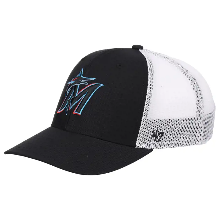 Casquette trucker MLB '47 Miami Marlins noire