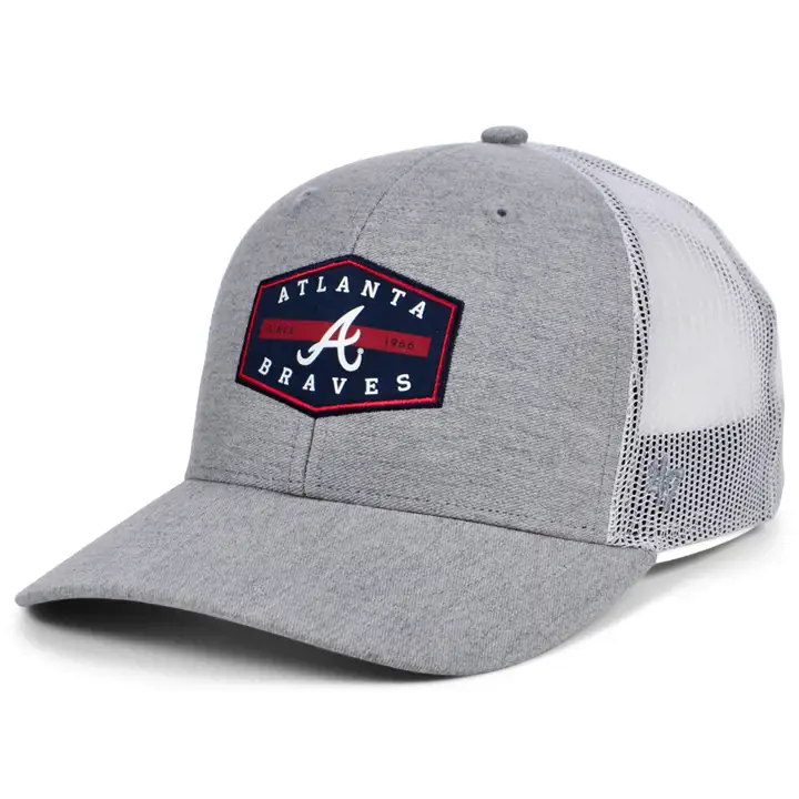 Atlanta Braves MLB Backroad '47 Trucker H-Gris