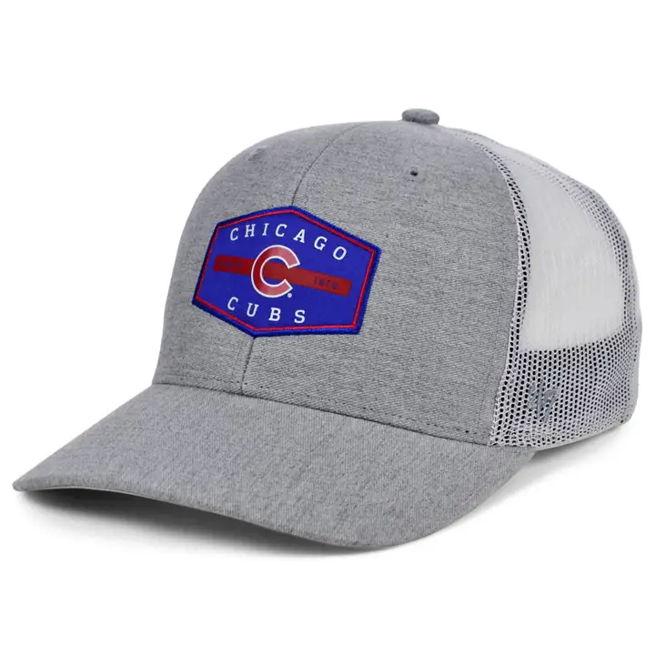 Casquette Trucker '47 MLB Chicago Cubs Backroad Gris Foncé