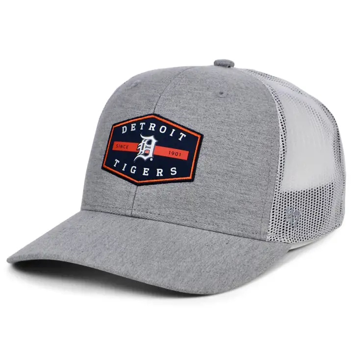 Detroit Tigers MLB Backroad '47 Trucker H-Gray