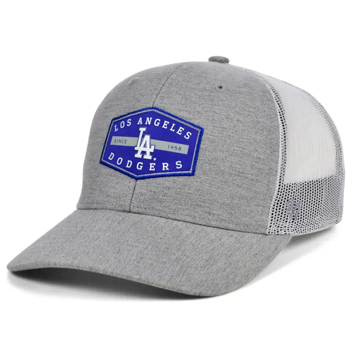 Casquette Trucker '47 MLB Backroad Los Angeles Dodgers Gris chiné