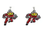 Crystal Logo Earrings