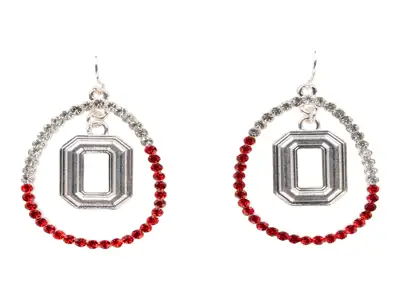 Crystal Loop Earrings 