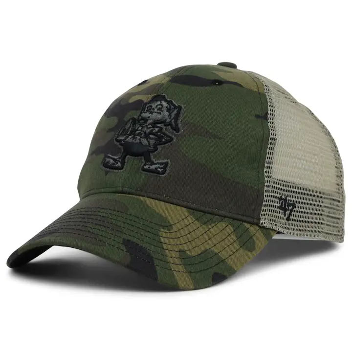 Cleveland Browns NFL '47 Branson Mesh MVP camouflage/kaki