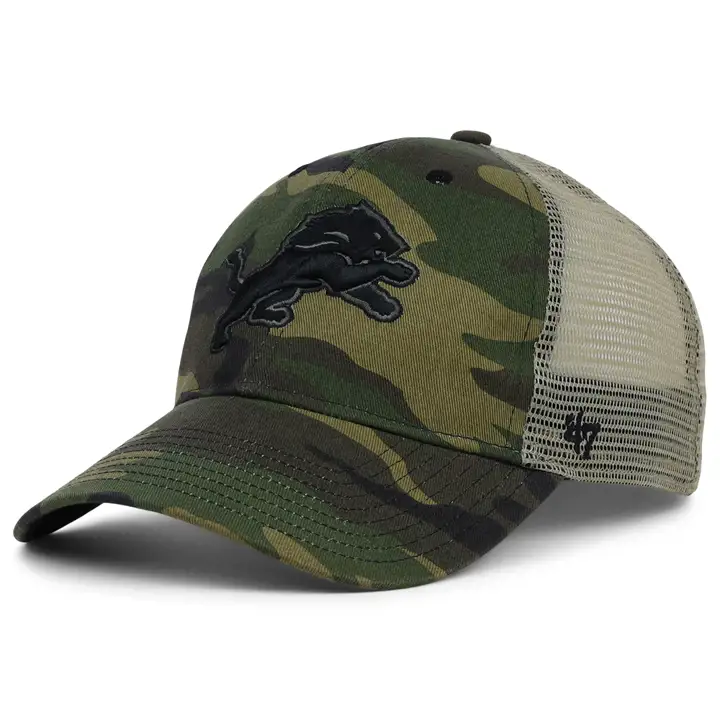 Casquette Detroit Lions NFL '47 Branson Mesh MVP camouflage/kaki