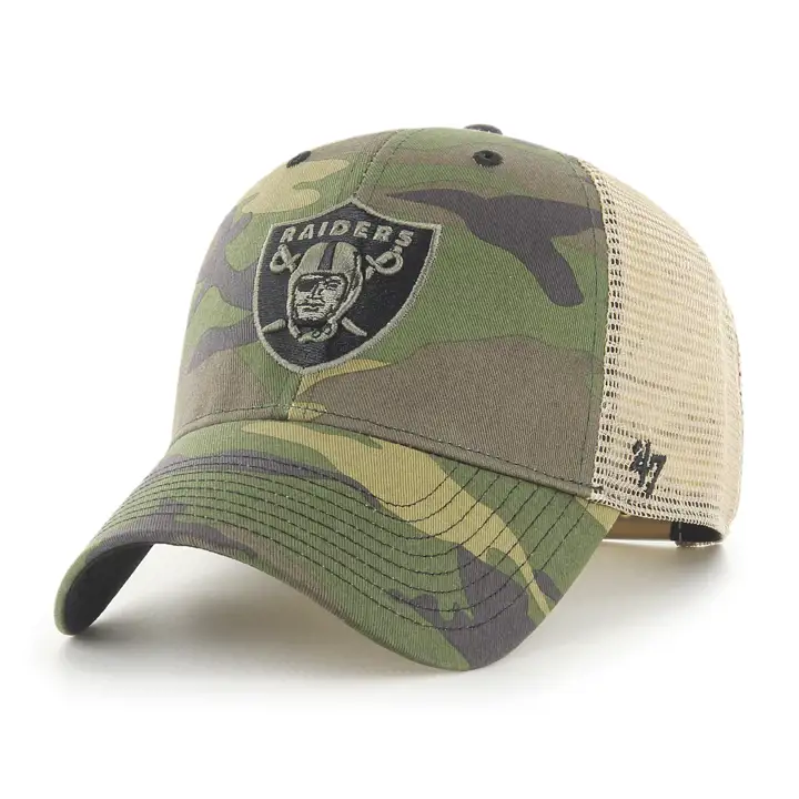 Las Vegas Raiders NFL '47 Branson Mesh MVP camouflage/kaki
