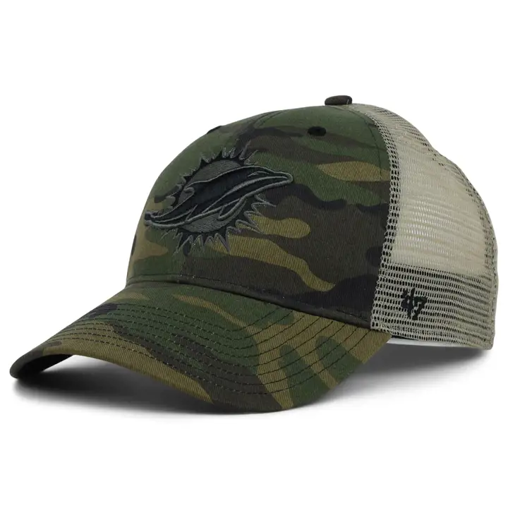 Miami Dolphins NFL '47 Branson Mesh MVP camouflage/kaki