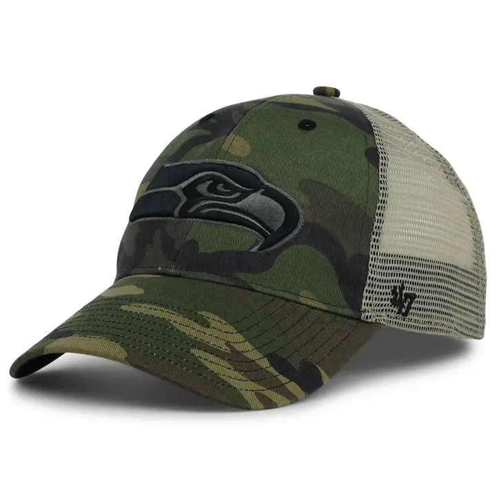 Seattle Seahawks NFL '47 Branson Mesh MVP camouflage/kaki